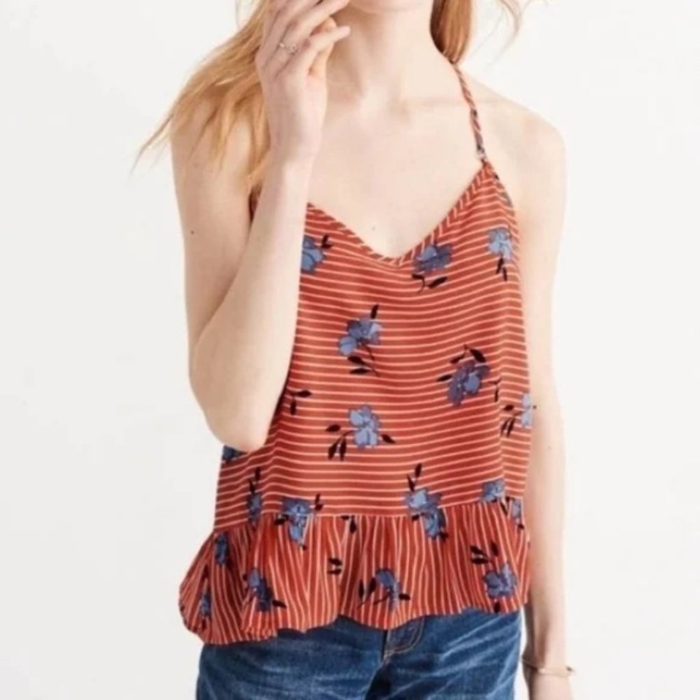 Abercrombie Stripe Tank Top, Size S